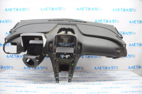 Torpedo front panel without AIRBAG Chevrolet Volt 11-15 black with pad on pillow