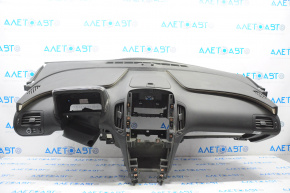 Torpedo front panel without AIRBAG Chevrolet Volt 11-15 black with pad on pillow, scratches