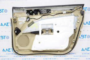 Door trim card front left Ford Fusion mk5 13-16 beige, wood insert, for cleaning
