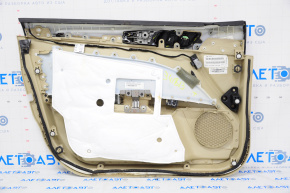Door trim card front right Ford Fusion mk5 13-14 beige, wood insert, for cleaning