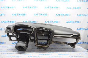 Torpedo front panel with AIRBAG Ford Fusion mk5 13-20 black, chemically treated