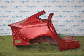 Quarter wing rear right Ford Fusion mk5 13-20 red, pokes