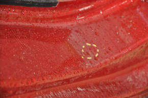 Quarter wing rear right Ford Fusion mk5 13-20 red, pokes