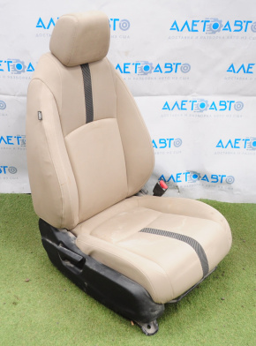 Passenger seat Honda Civic X FC 16-19 4d without airbag, mechanical, cloth beige, for cleaning