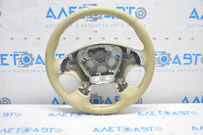 Naked steering wheel Infiniti JX35 QX60 13-14 pre-rest leather beige, for dry cleaning