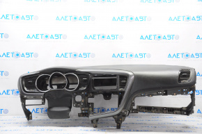 Torpedo front panel without AIRBAG Kia Optima 14-16 black