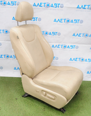 Passenger seat Lexus RX350 RX450h 10-12 without airbag, electric, beige leather, scuffs