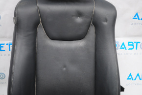 Passenger seat Lexus RX350 RX450h 10-12 without airbag, electric, leather black, scuffs