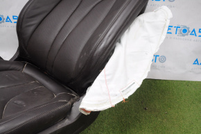 Driver's seat Lincoln MKC 15-16 without airbag, electric, with ventilation, brown leather, without buttons