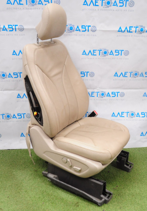Passenger seat Lincoln MKX 16-16 without airbag, beige leather, electric