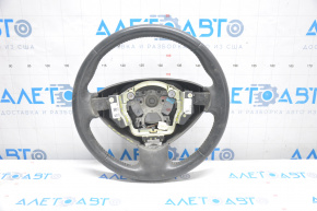 Naked steering wheel Nissan Leaf 13-17 leather black with heating scratches