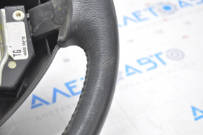 Naked steering wheel Nissan Leaf 13-17 leather black with heating scratches