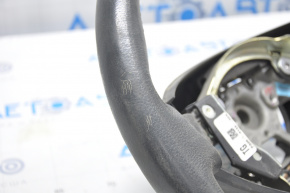 Naked steering wheel Nissan Leaf 13-17 leather black with heating scratches