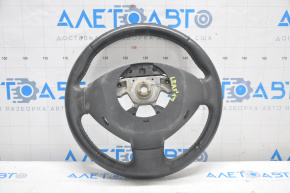 Naked steering wheel Nissan Leaf 13-17 leather black with heating, wiped