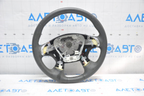 Naked steering wheel Nissan Pathfinder 13-17 leather black, heated
