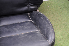 Driver's seat Toyota Avalon 13-14 without airbag, leather black, without pad, worn