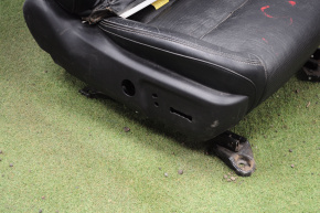 Passenger seat Toyota Avalon 13-14 without airbag, electric, leather black, no buttons, for cleaning