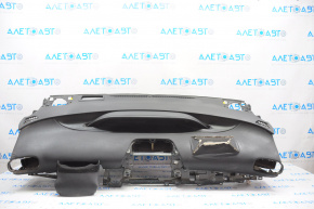 Torpedo front panel without AIRBAG Toyota Prius 50 16-16 black for small display and projection, shot
