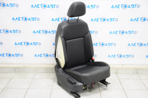 Passenger seat VW Atlas 18-18 without airbag, heated, fur, leather black, shot