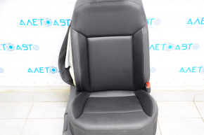Passenger seat VW Atlas 18-18 without airbag, heated, fur, leather black, shot