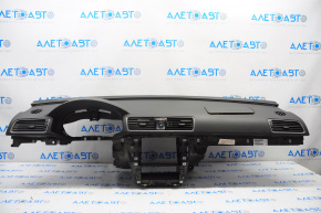 Torpedo front panel without AIRBAG VW Passat b7 12-15 USA black, shot