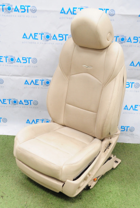 Driver's seat Cadillac ATS 13- without airbag, electric, leather beige