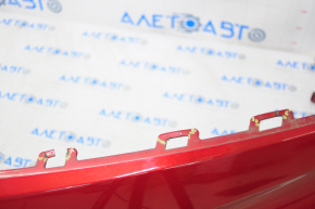 Rear bumper bare Chevrolet Camaro 16 - without parking sensors, red, broken fasteners