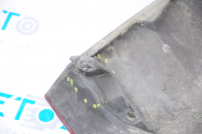 Front bumper lip left Ford Fusion mk5 13-16 broken mount, filed
