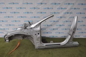 Front quarter left Ford Fusion mk5 13-20 silver, with central pillar