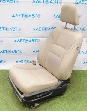 Driver's seat Honda Accord 13-17 without airbag, electric, leather beige