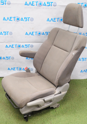 Driver's seat Honda CRV 12-14 without airbag, mechanical, cloth gray
