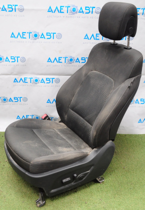 Driver's seat Hyundai Santa FE Sport 13-16 pre-rest, without airbag, electric, cloth black, for cleaning