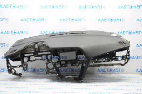 Dashboard front panel without AIRBAG Hyundai Sonata 15-17 black, scratches