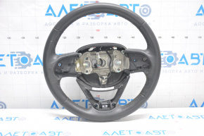 Naked steering wheel Jeep Grand Cherokee WK2 14-21 leather black, with lower pad