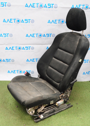 Driver's seat Mazda CX-5 13-15 without airbag, electric, cloth black, ready for cleaning, without lining