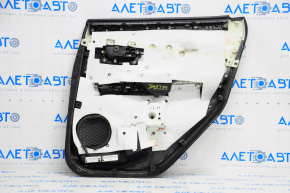Door trim card rear left Nissan Murano z52 15-18 leather black, gray insert, scratches