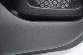 Door trim card rear left Nissan Murano z52 15-18 leather black, gray insert, scratches