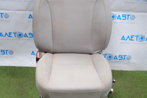 Driver's seat Subaru Forester 14-18 SJ without airbag, fur, cloth, gray, without pads, ready for cleaning