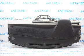 Torpedo front panel without AIRBAG Toyota Avalon 13-18 black with beige, chrome swelled in the center