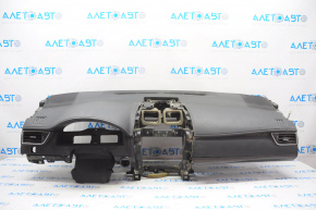 Torpedo front panel without AIRBAG Toyota Camry v55 15-17 usa black, white stitching
