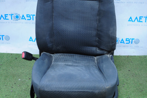 Driver's seat Toyota Highlander 14-18 without airbag, mechanic, cloth dark gray