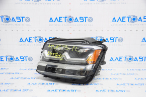 Headlight front left VW Atlas 18-20 pre-rest complete with chrome and block
