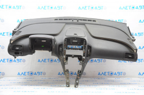 Torpedo front panel without AIRBAG Chevrolet Volt 11-15 black with pad on pillow