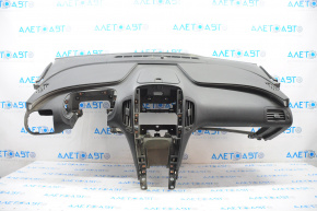Torpedo front panel without AIRBAG Chevrolet Volt 11-15 black with pad on pillow