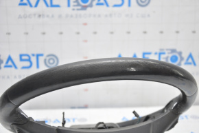 Naked steering wheel Dodge Challenger 09-13 leather black, without buttons, with pads and rear buttons, wiped