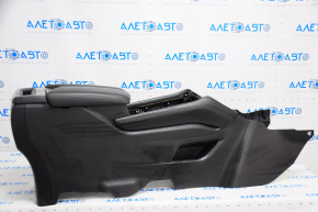 Console central armrest Nissan Murano z52 15-16 leather black, scratches