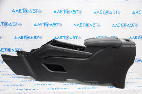 Console central armrest Nissan Murano z52 15-16 leather black, scratches