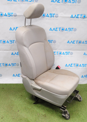 Passenger seat Subaru Forester 14-16 SJ without airbag, mechanical, gray cloth, for cleaning