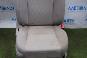 Passenger seat Subaru Forester 14-16 SJ without airbag, mechanical, gray cloth, for cleaning