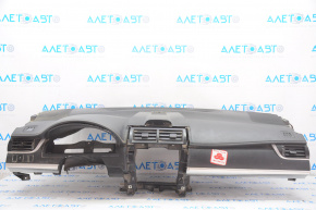 Torpedo front panel without AIRBAG Toyota Camry v50 15-14 usa black, for cleaning, sticker